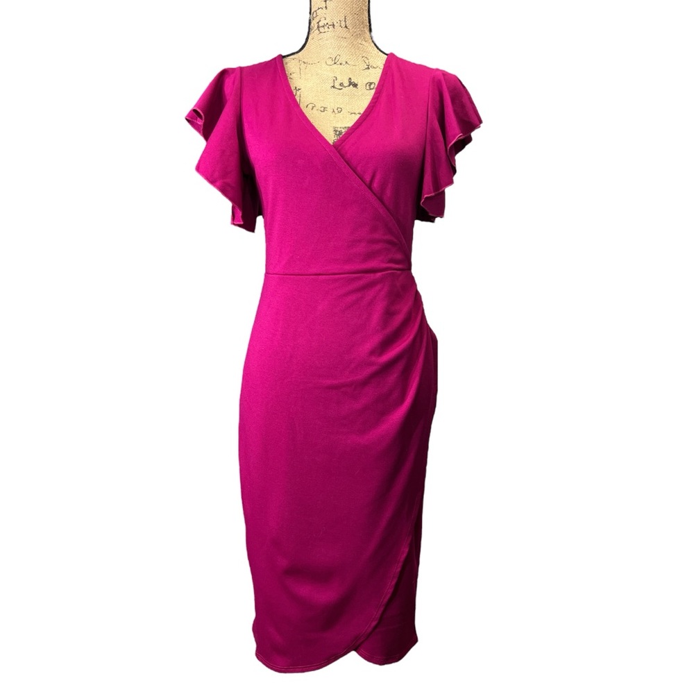24Seven NWT V-neck wrap dress. Size small
